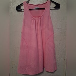 Kirkland Signature Pink Striped Tank Top Size M